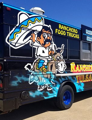 Food Trailer Wrap